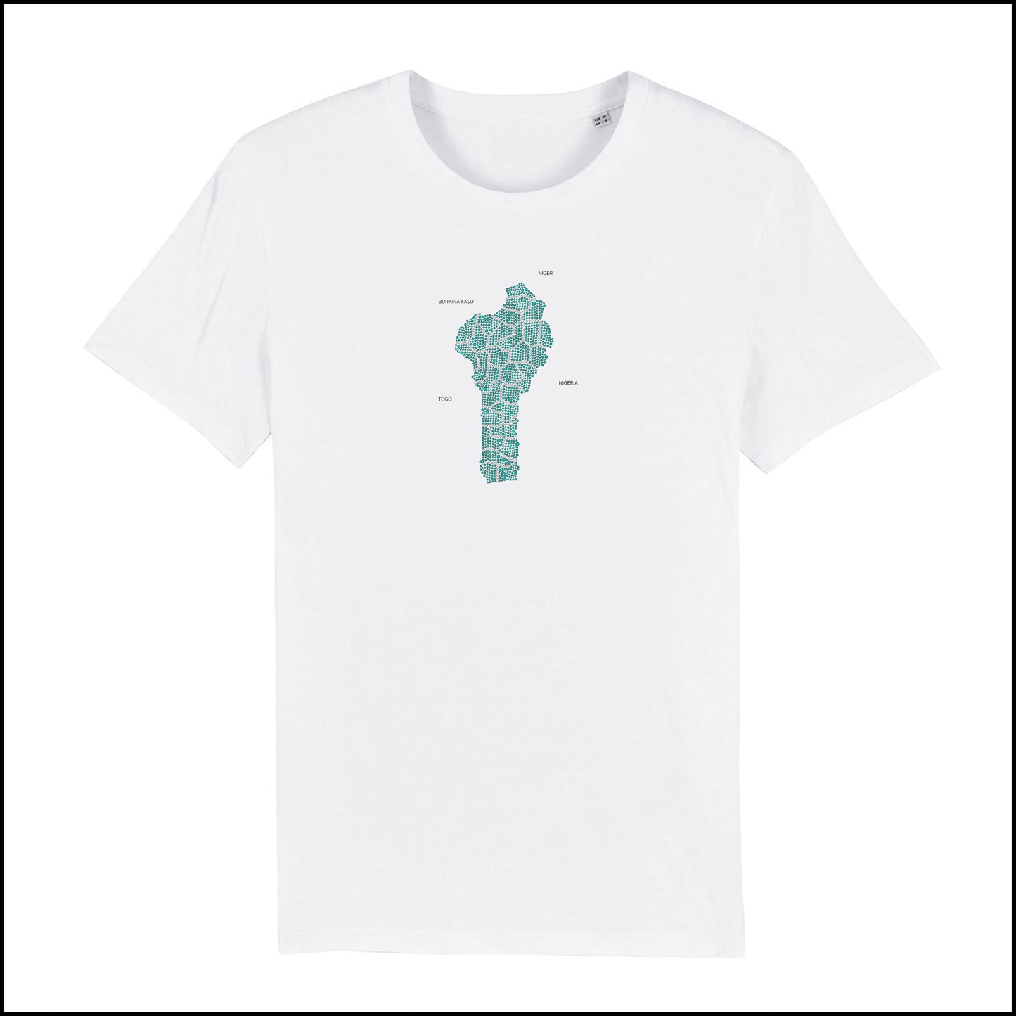 T-SHIRT BENIN BLEU / OUTSIDE