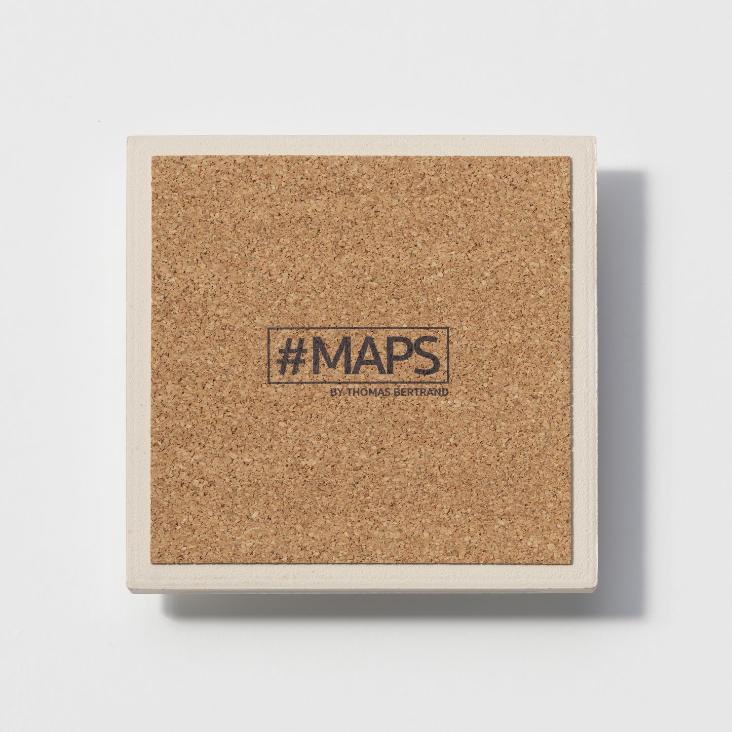 Carreau de faïence - Sénégal en or avec inscription / Thomas Bertrand Paris