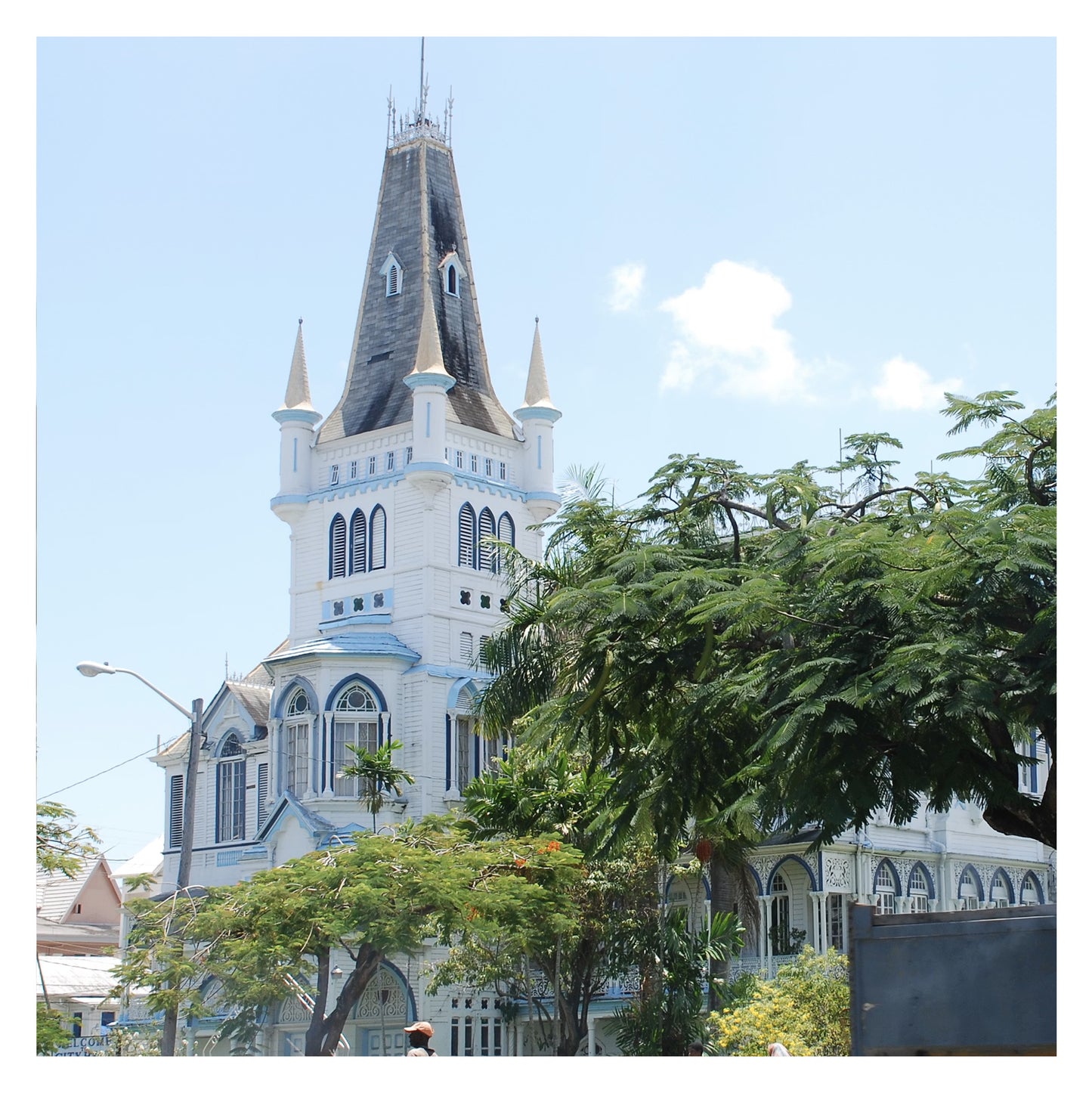 Guyana - Original peint à la main sur céramique