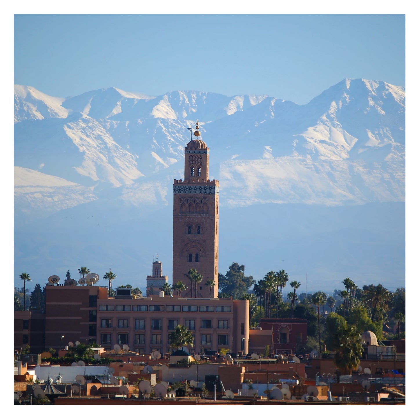 Maroc - Original peint à la main sur céramique