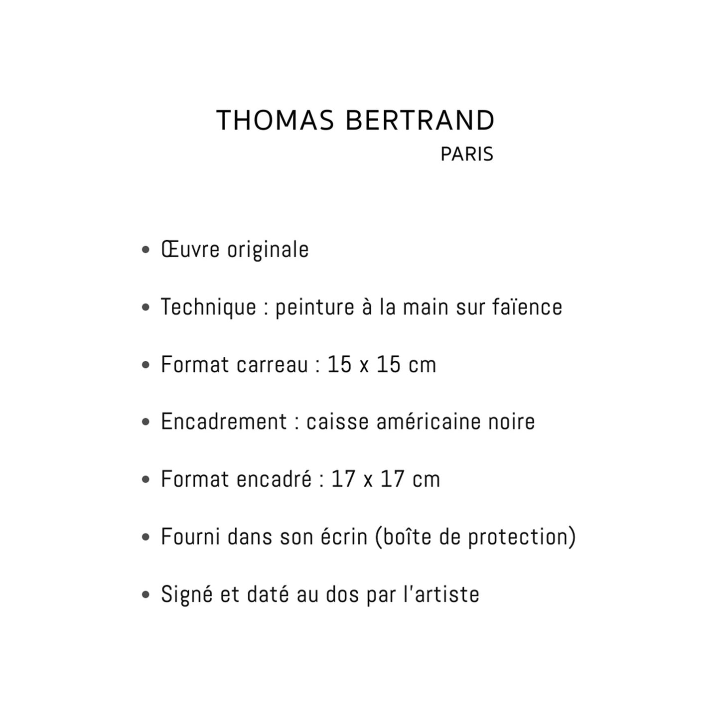 Corée du Nord - Original peint à la main sur céramique