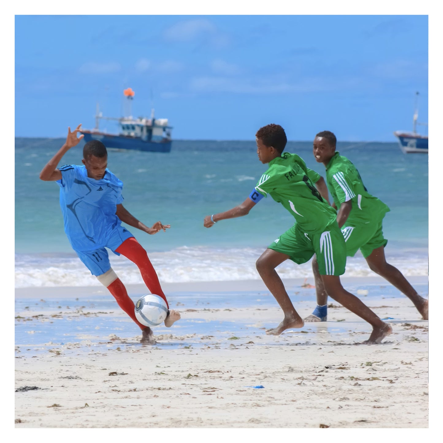 Somalie - Original peint à la main sur céramique