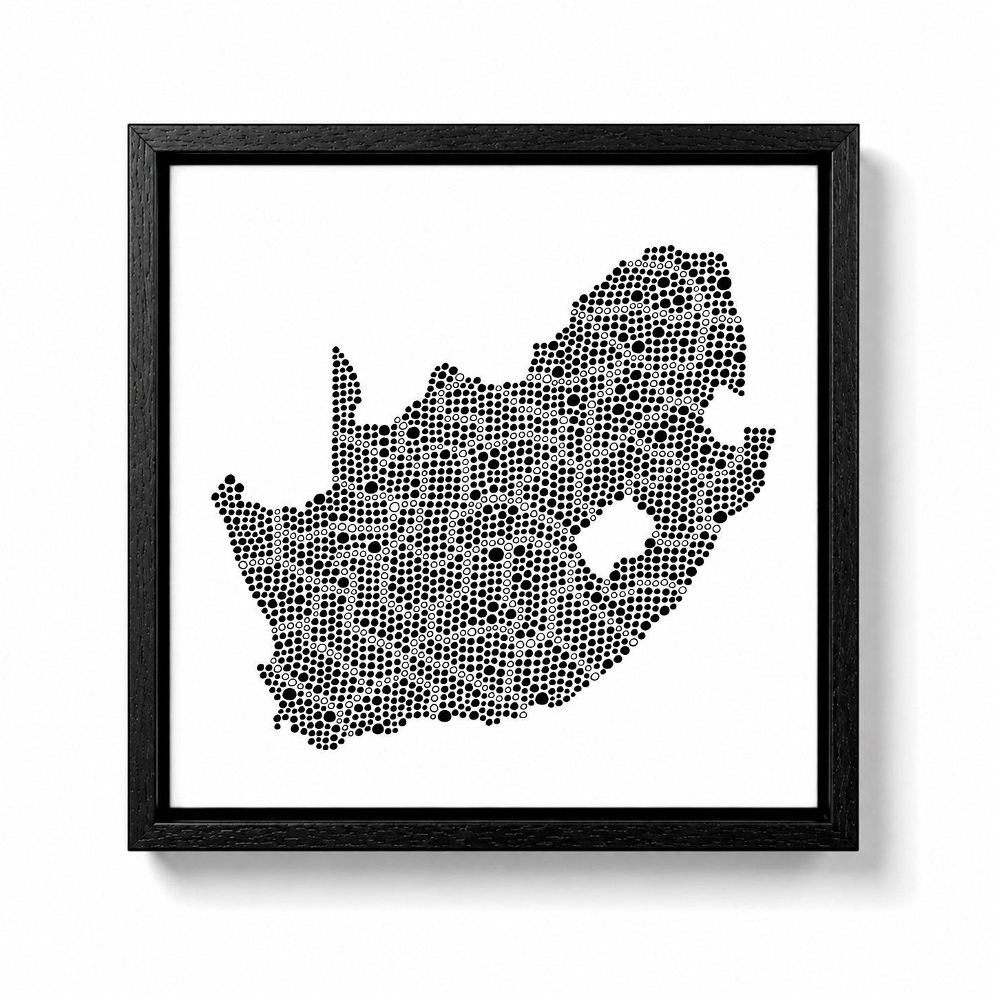 Afrique du Sud - Original peint à la main sur céramique