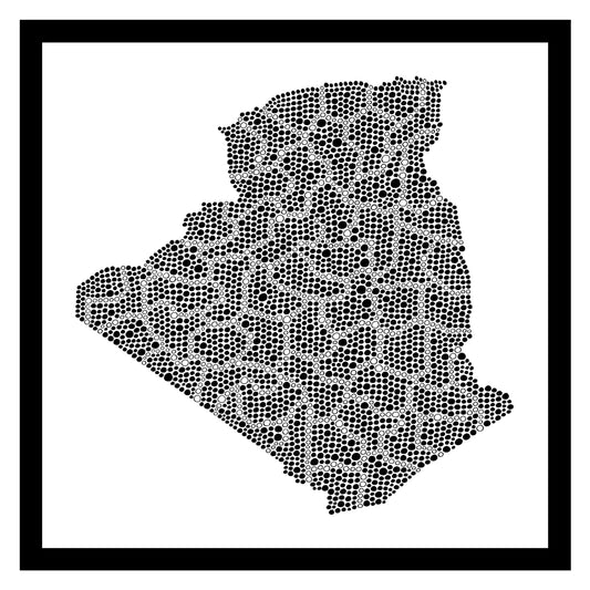 Algérie - Original peint à la main sur céramique