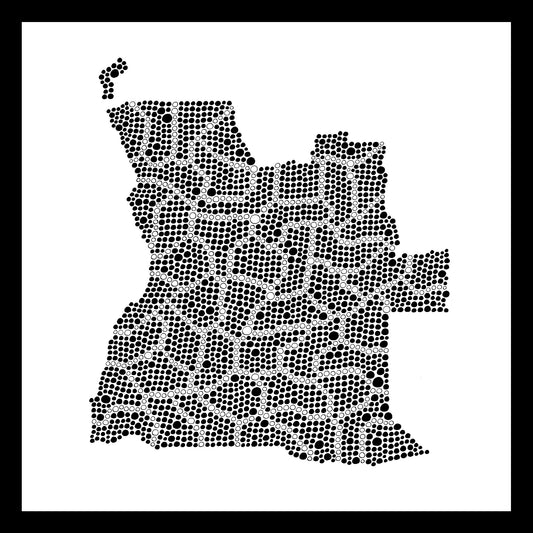 Angola - Original hand-painted ceramic