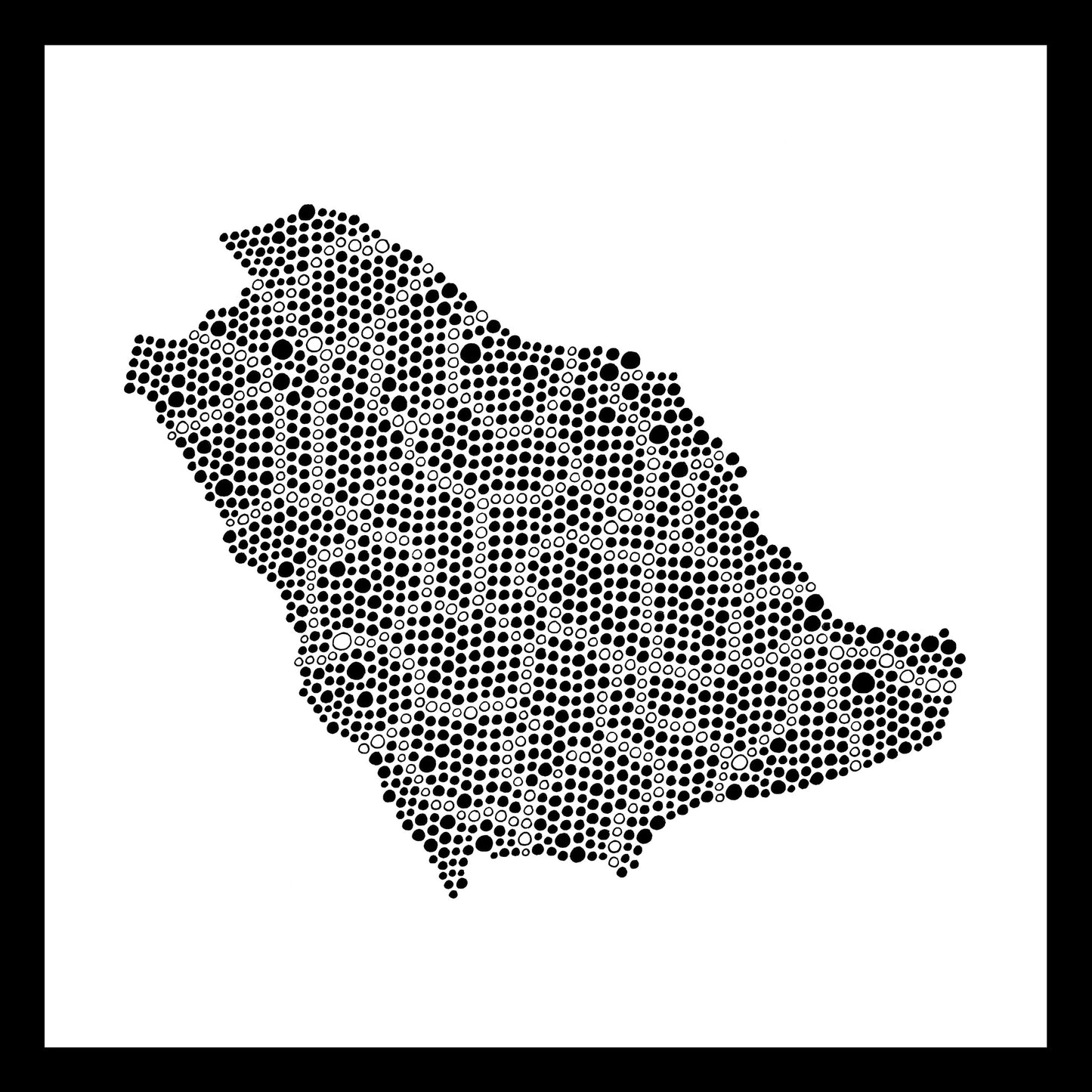 Saudi Arabia - Original hand-painted ceramic