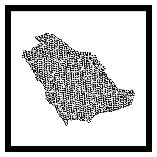 Arabie Saoudite - Original peint à la main sur céramique