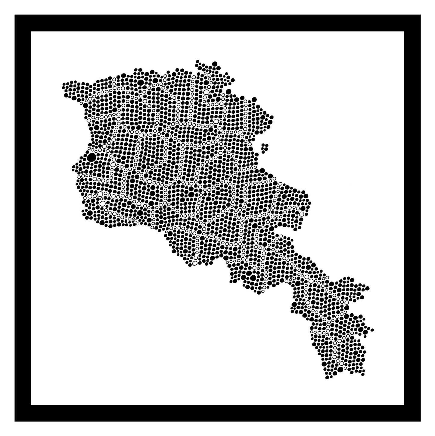 Arménie - Original peint à la main sur céramique