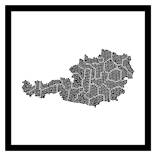 Autriche - Original peint à la main sur céramique