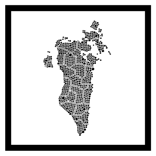 Bahreïn - Original peint à la main sur céramique