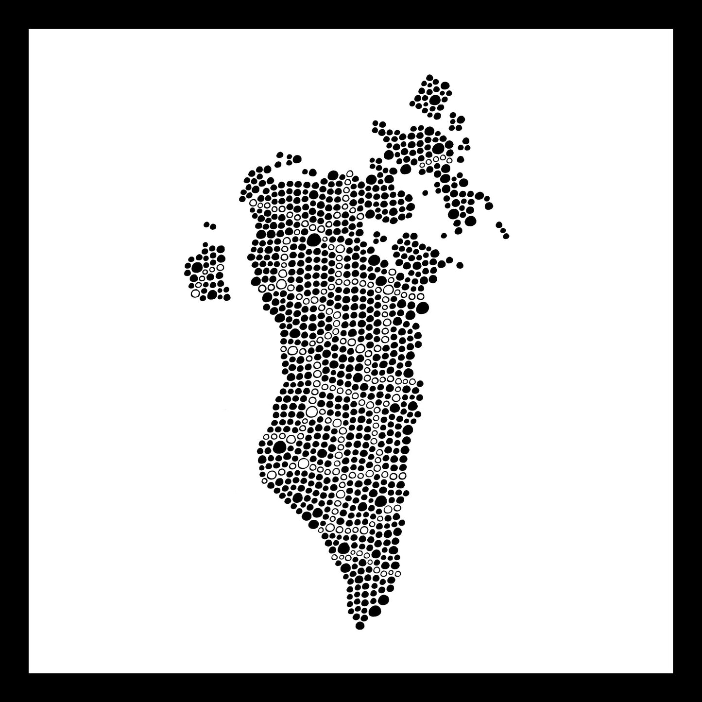 Bahrain - Original hand-painted ceramic