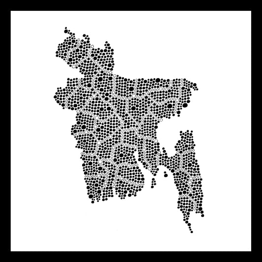 Bangladesh - Original hand-painted ceramic