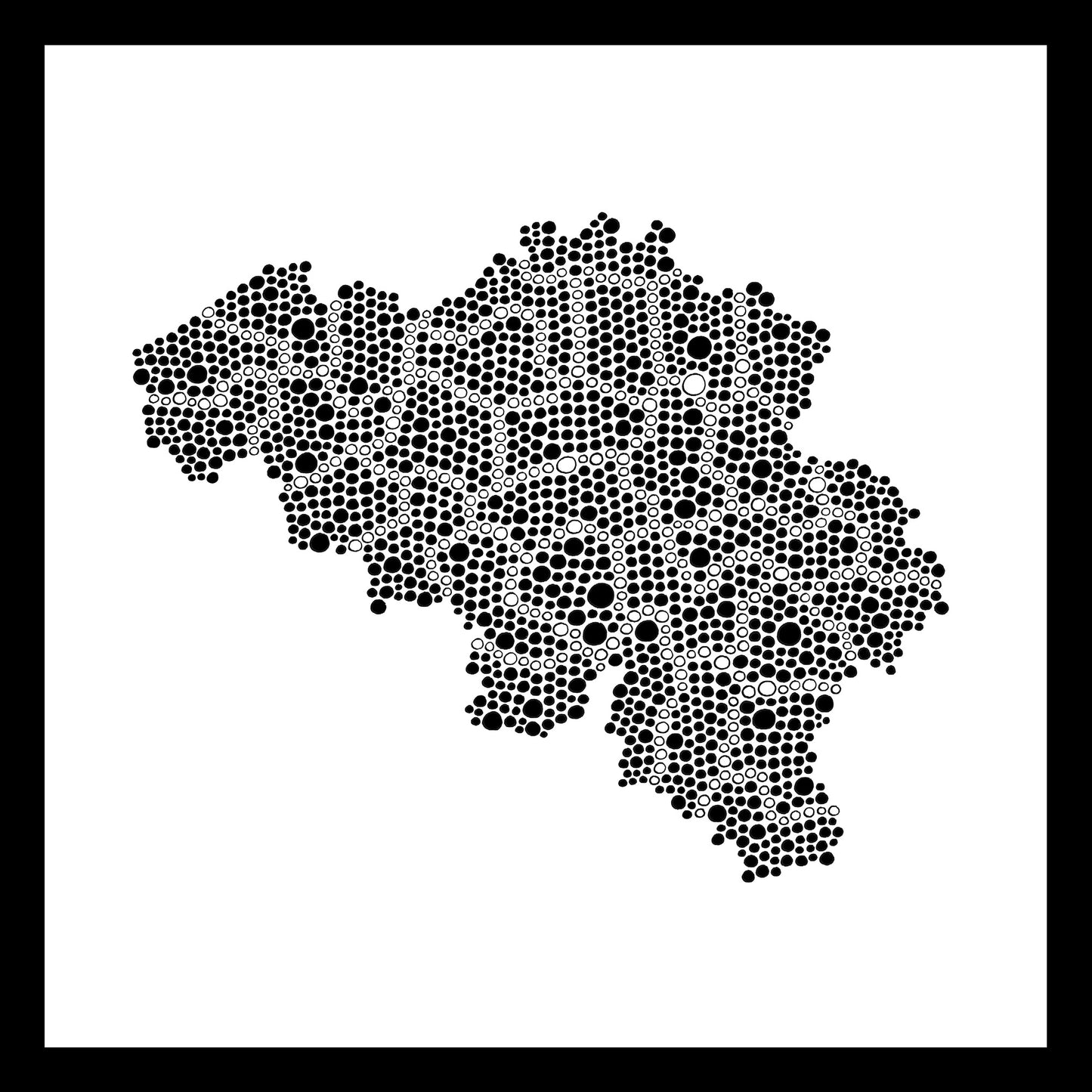 Belgium - Original hand-painted ceramic