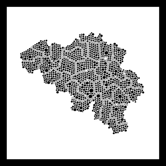 Belgium - Original hand-painted ceramic