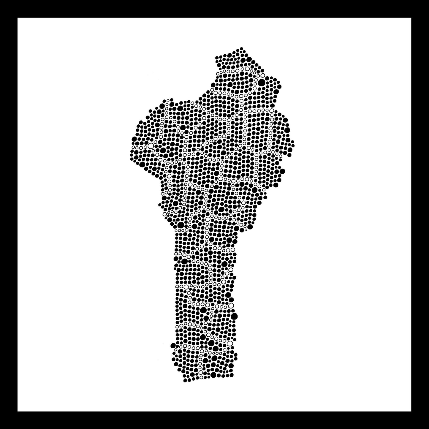 Benin - Original hand-painted ceramic