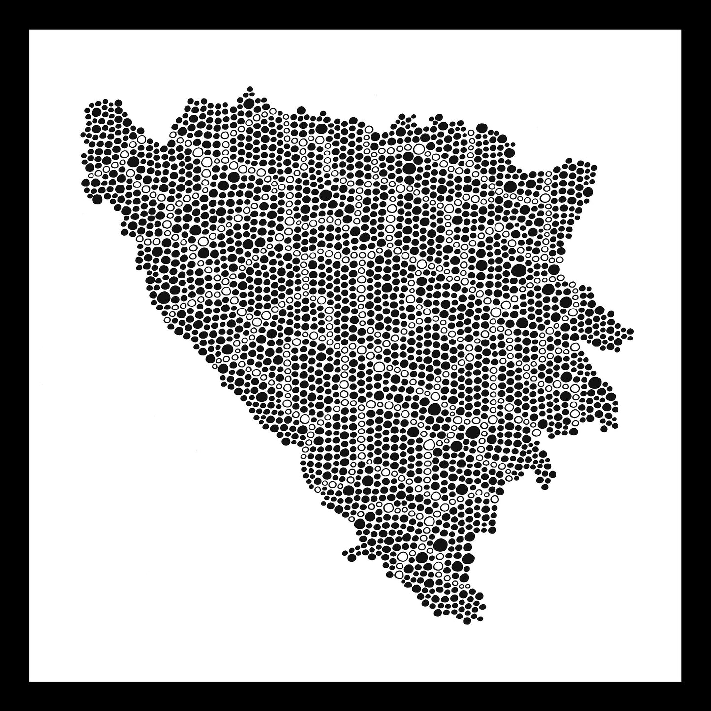 Bosnia and Herzegovina - Original hand-painted ceramic