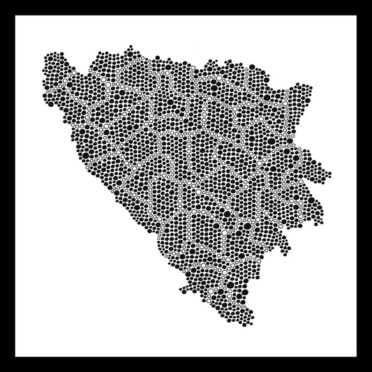 Bosnia and Herzegovina - Original hand-painted ceramic