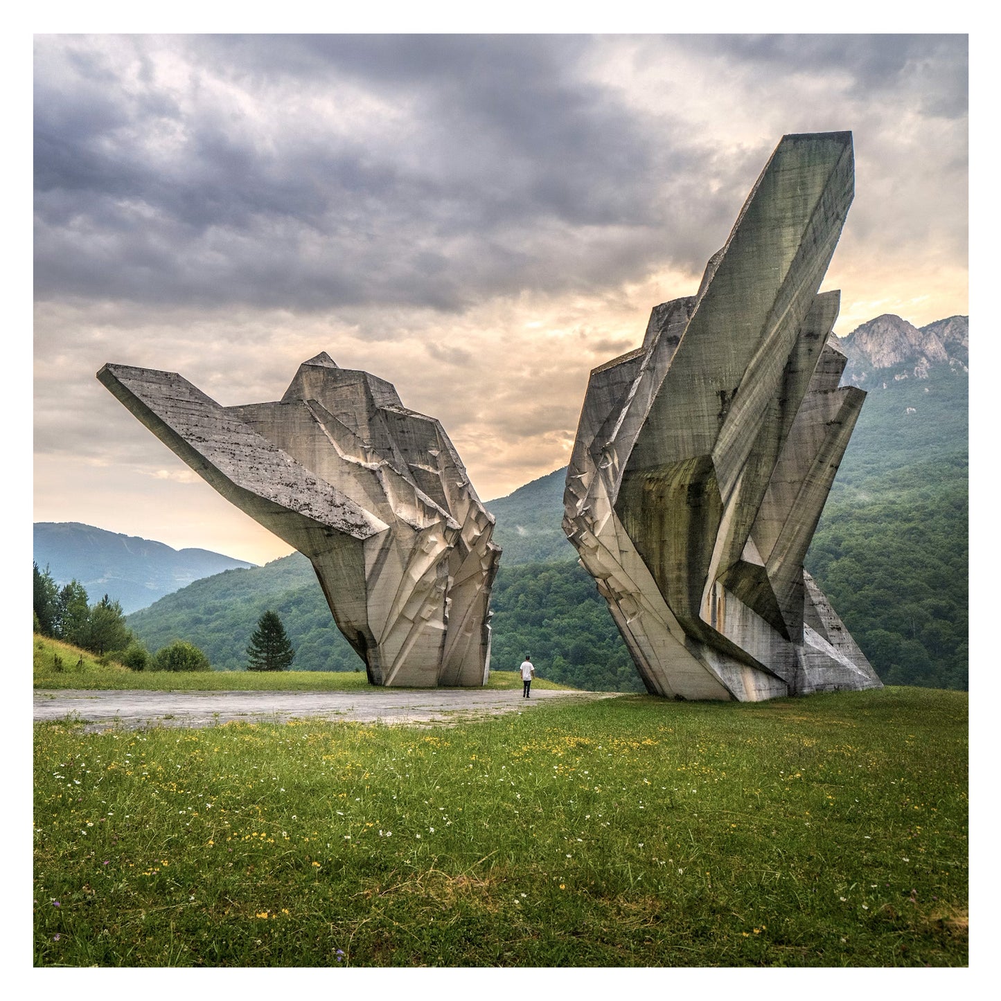 Bosnie-Herzégovine - Original peint à la main sur céramique