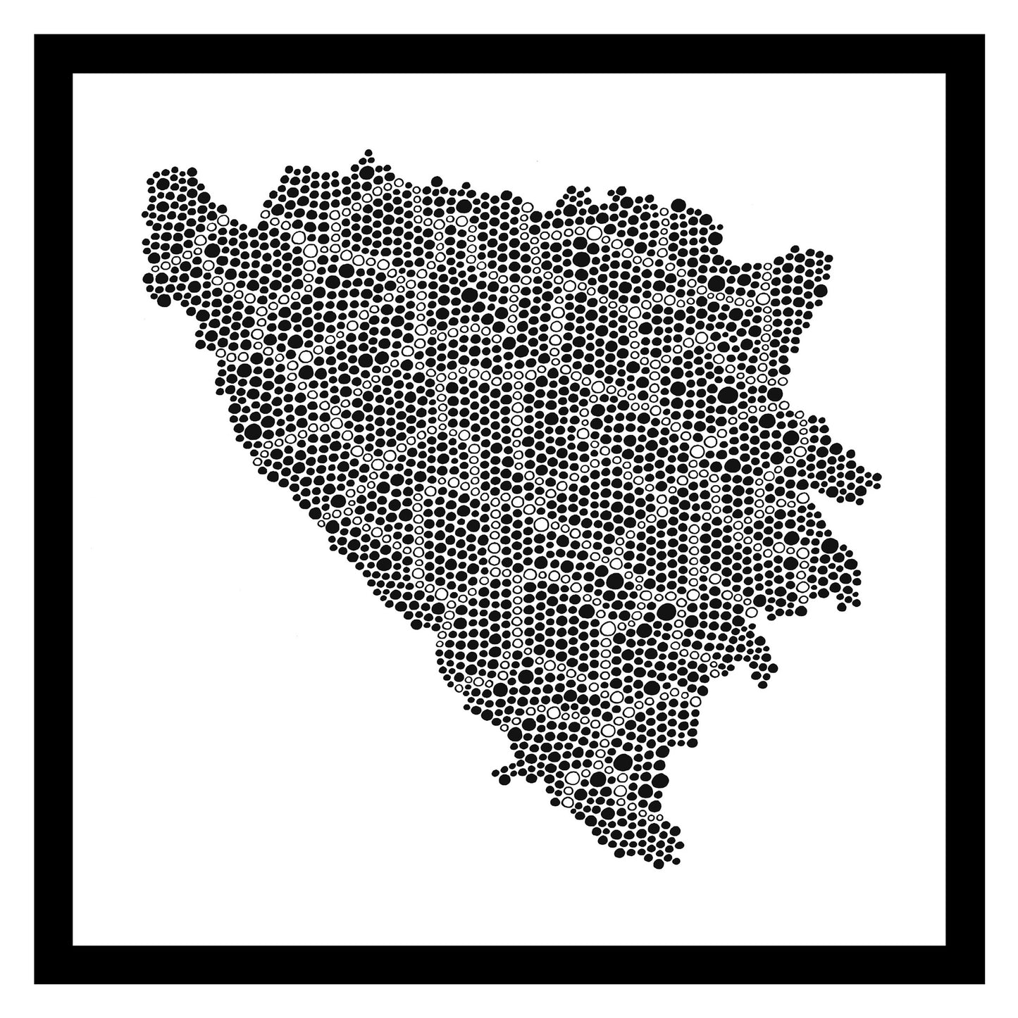 Bosnie-Herzégovine - Original peint à la main sur céramique