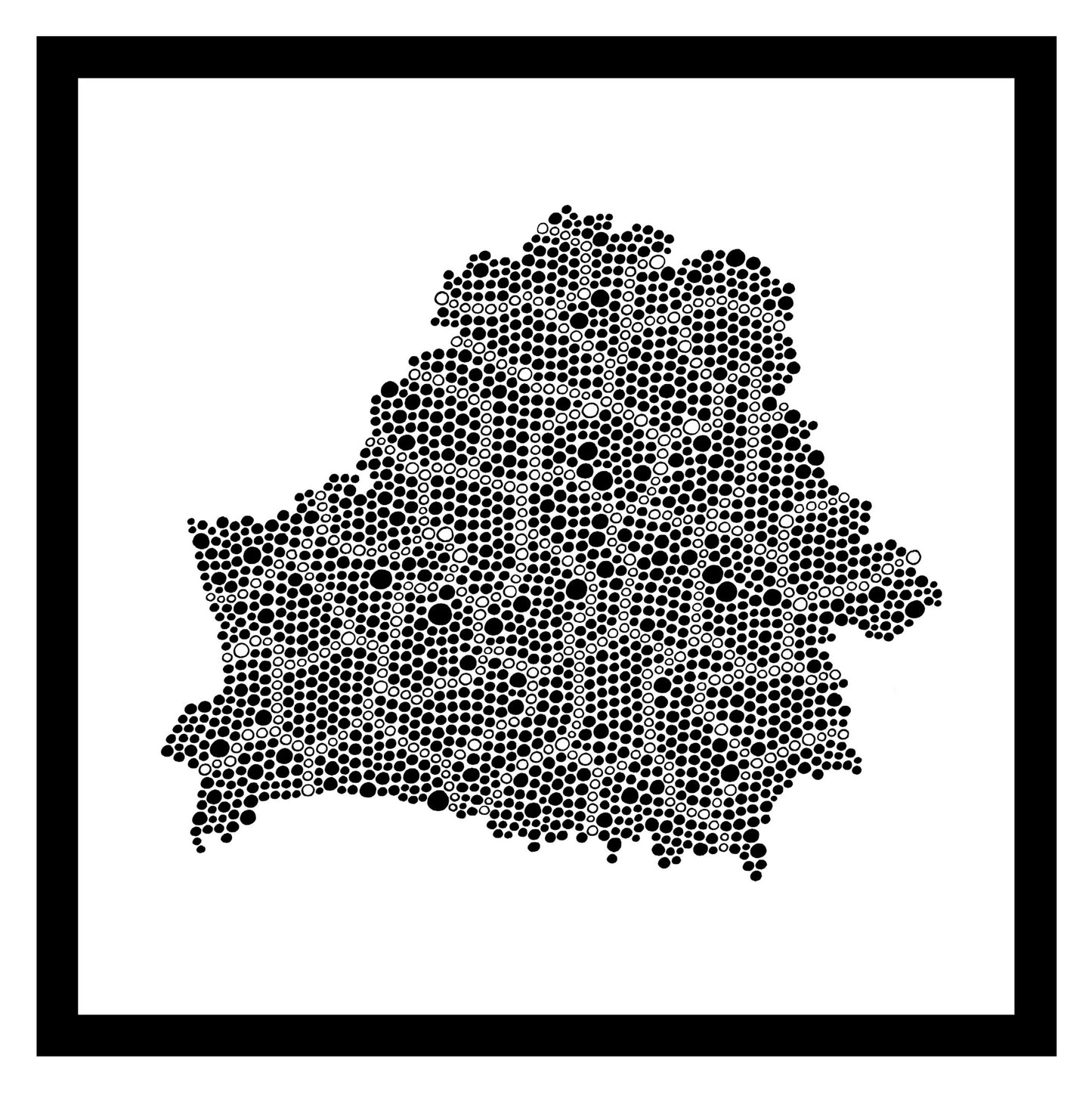 Biélorussie - Original peint à la main sur céramique