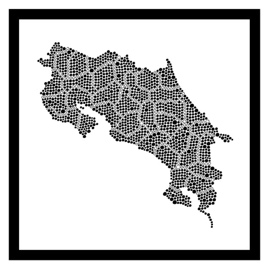 Costa Rica - Original hand-painted ceramic