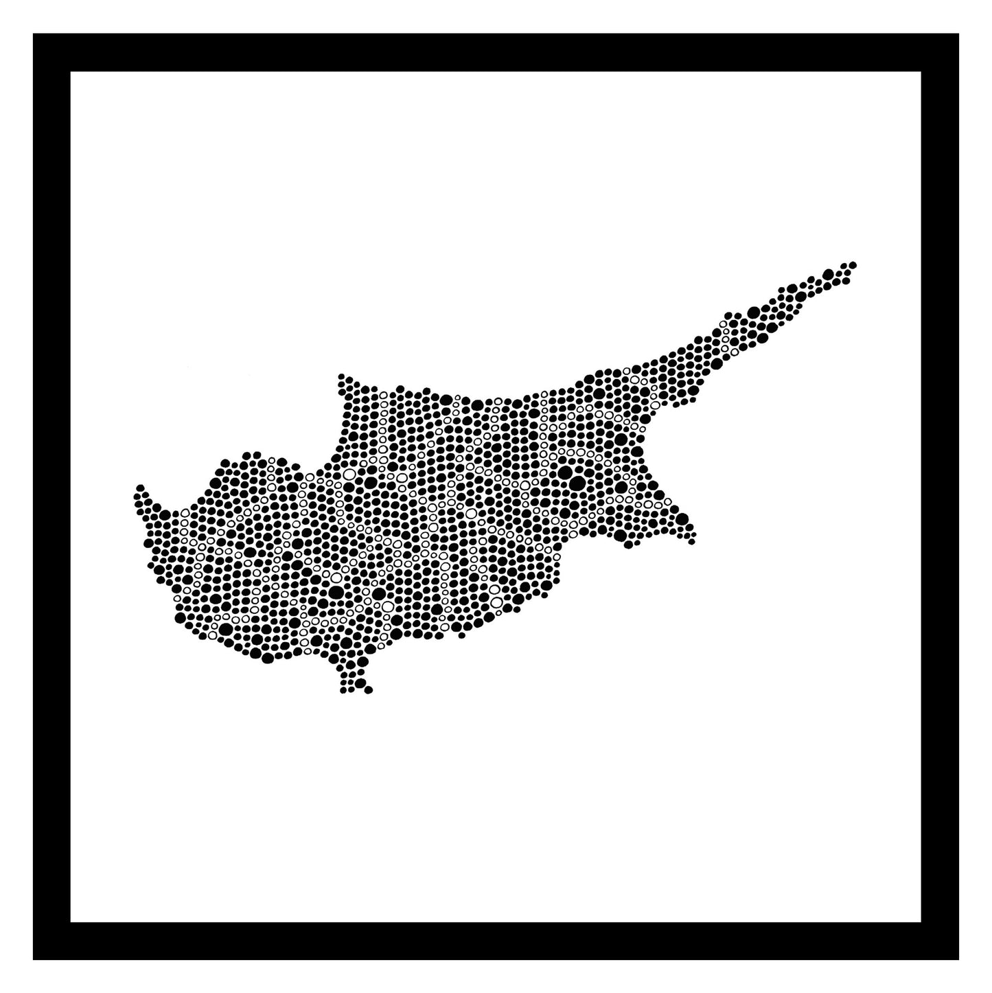 Chypre - Original peint à la main sur céramique