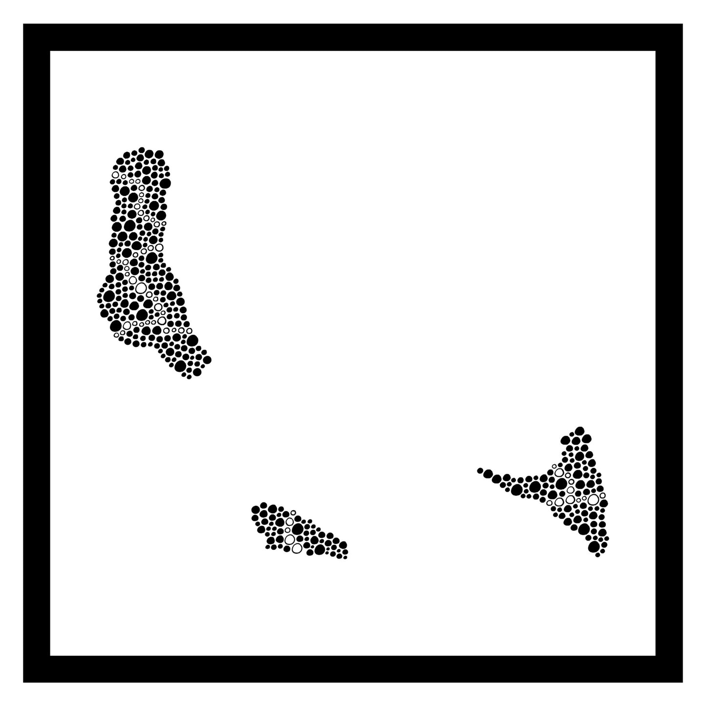 Comores - Original peint à la main sur céramique