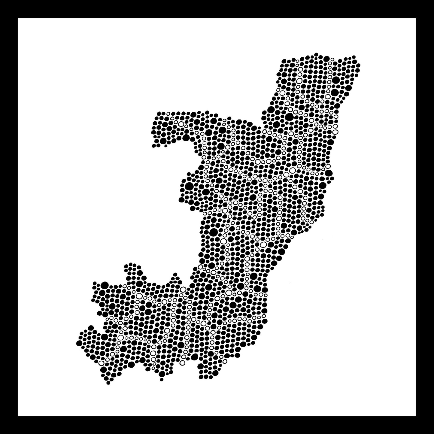 Congo - Original hand-painted ceramic