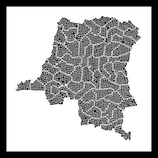 Democratic Republic of Congo - Original hand-painted ceramic