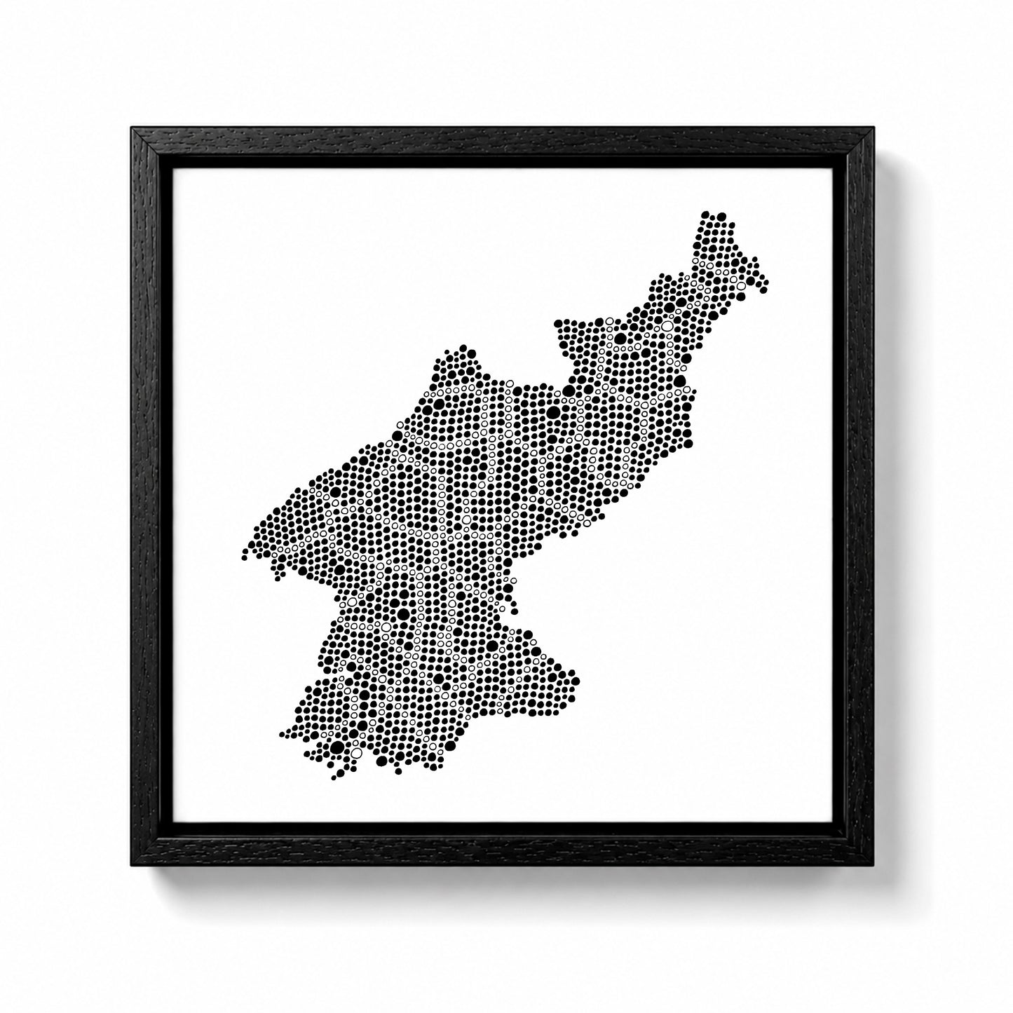 Corée du Nord - Original peint à la main sur céramique