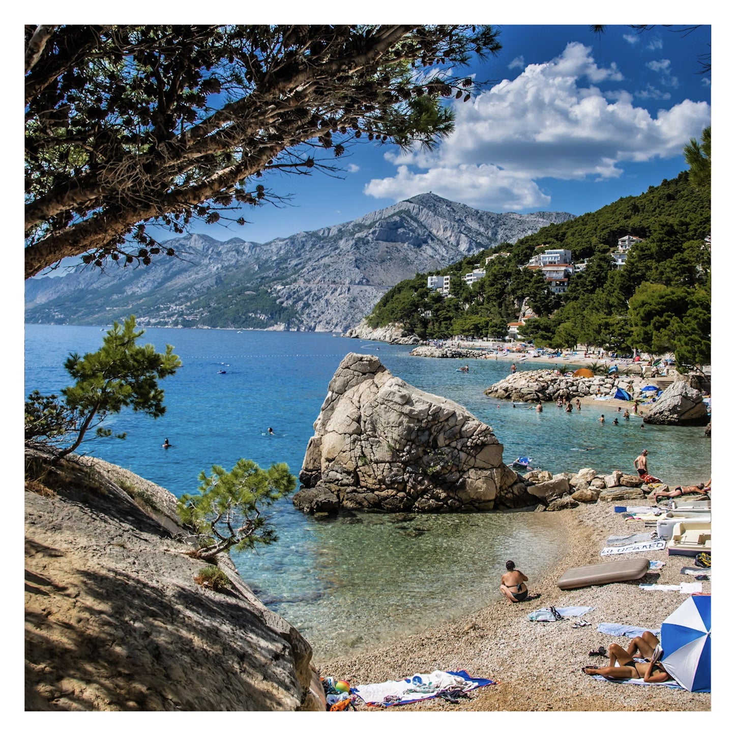Croatie - Original peint à la main sur céramique