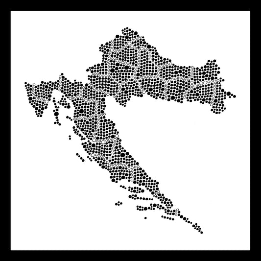 Croatia - Original hand-painted ceramic