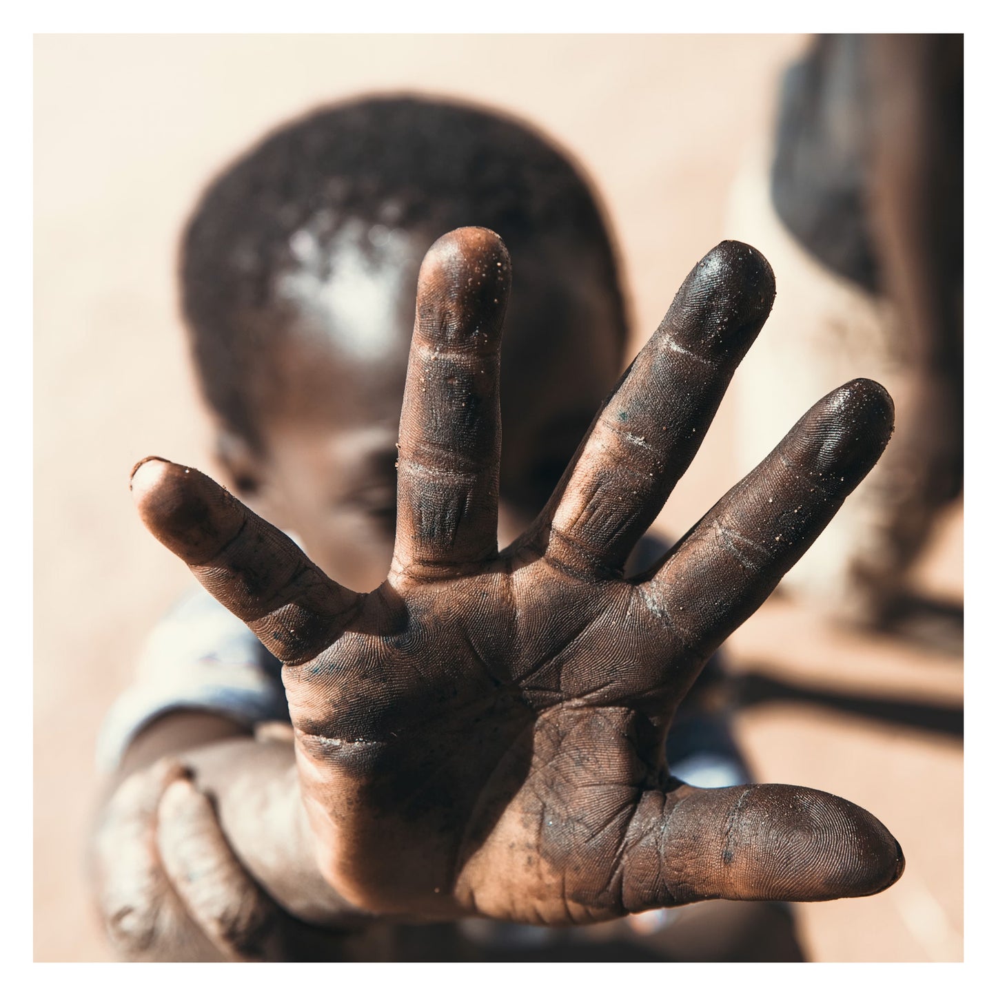 Centrafrique - Original peint à la main sur céramique