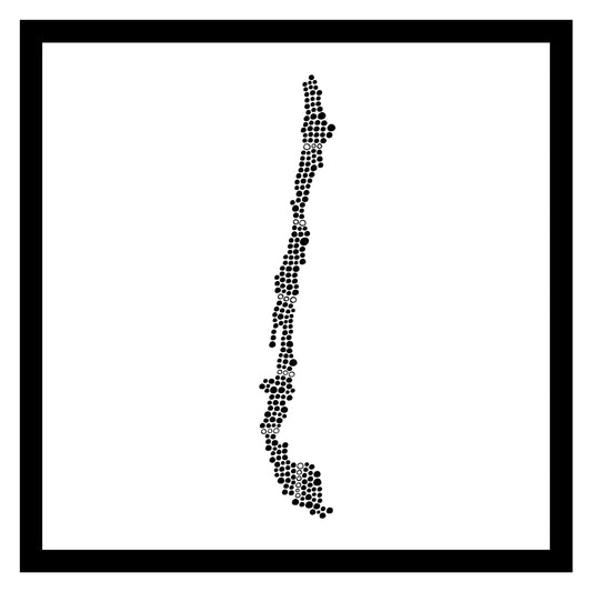 Chile - Original hand-painted ceramic