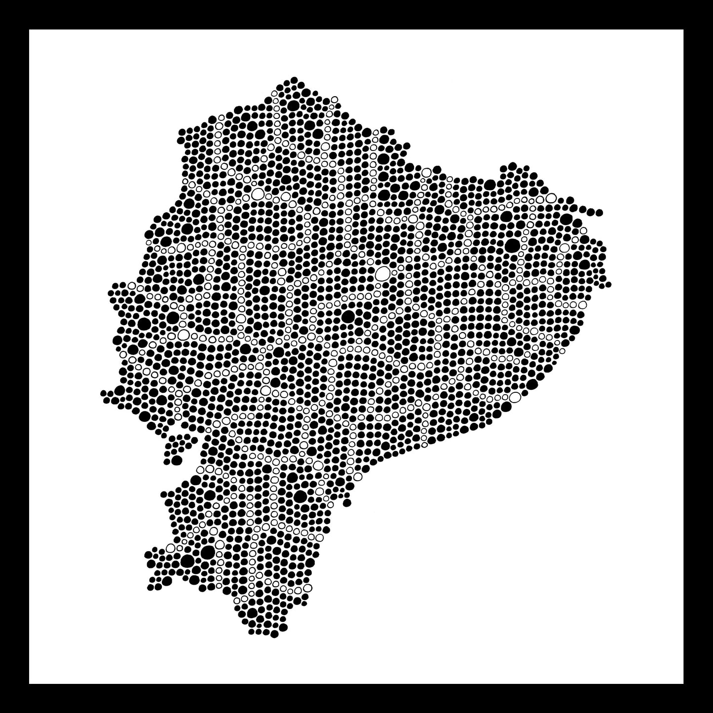 Ecuador - Original hand-painted ceramic