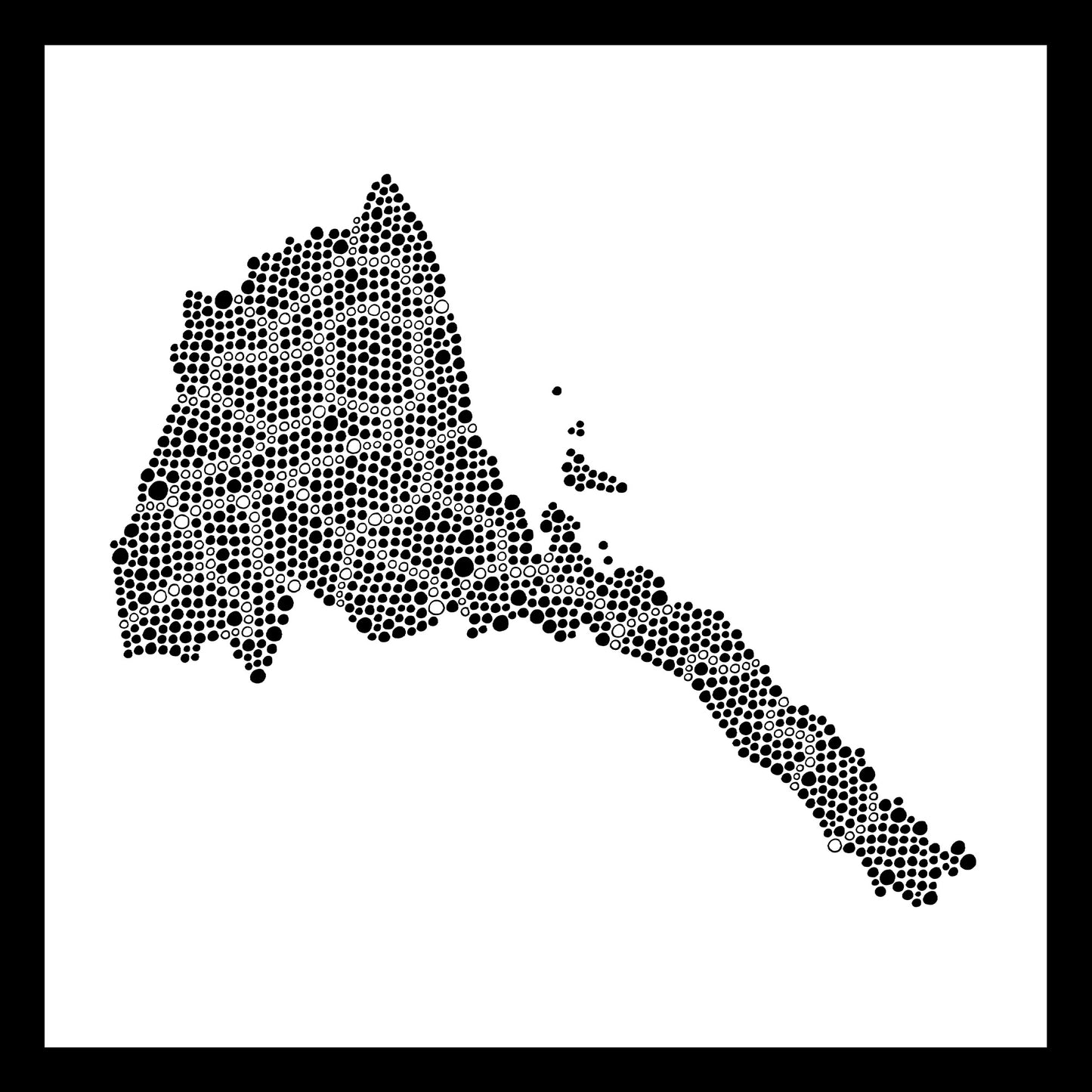 Eritrea - Original hand-painted ceramic