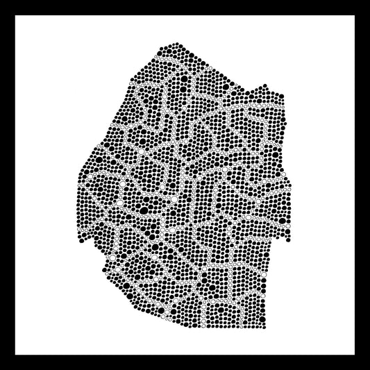 Eswatini - Original hand-painted ceramic