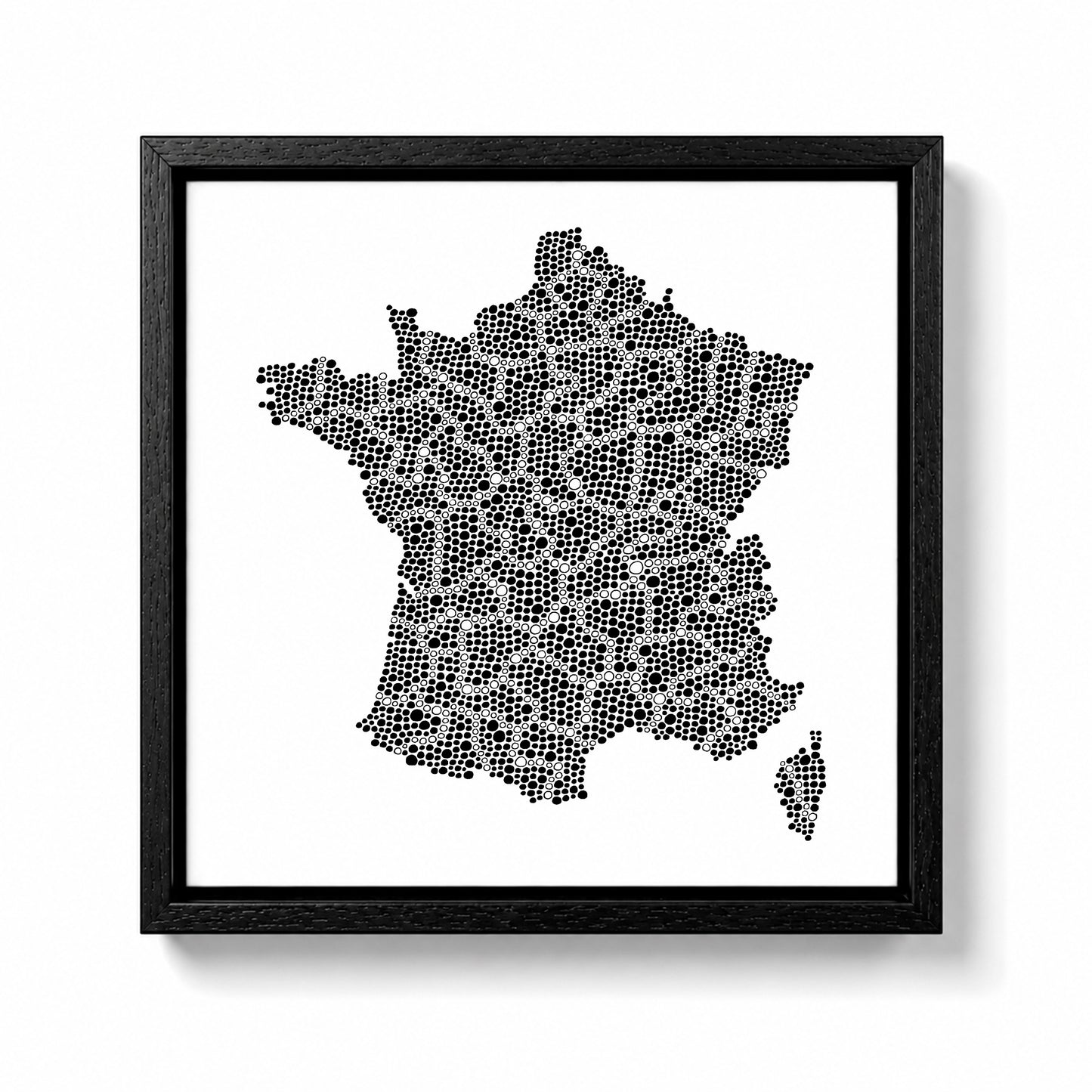 France - Original peint à la main sur céramique