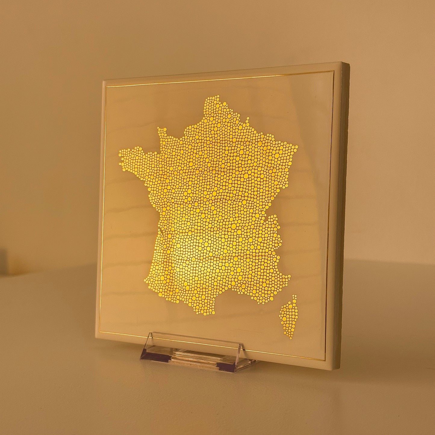 Carreau de faïence - France en or / Thomas Bertrand Paris