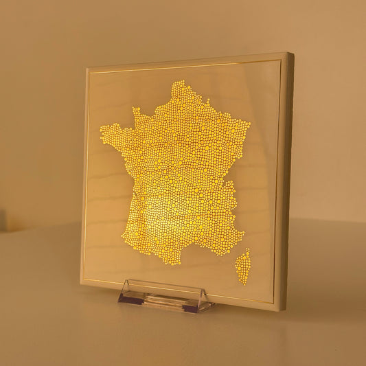 Carreau de faïence - France en or / Thomas Bertrand Paris