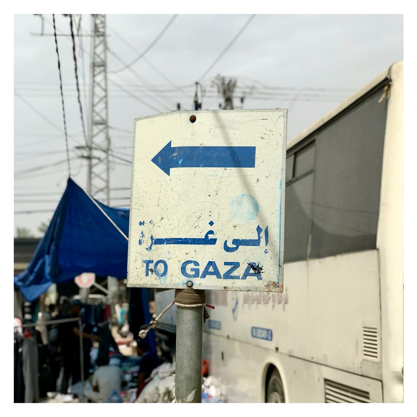 Palestine / Gaza - Original peint à la main sur céramique