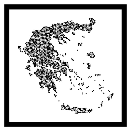 Grèce - Original peint à la main sur céramique