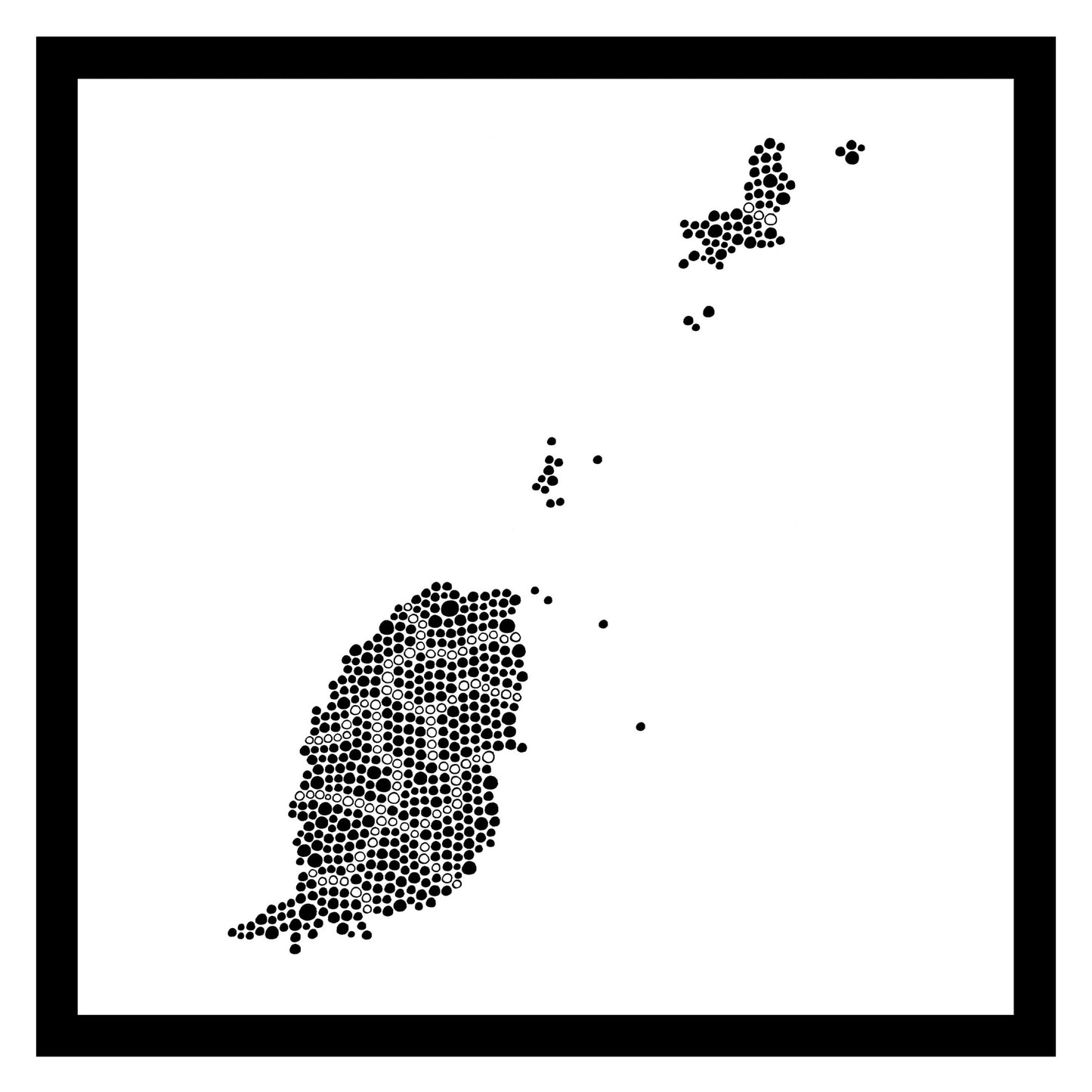 Grenade - Original peint à la main sur céramique