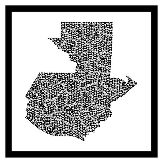 Guatemala - Original peint à la main sur céramique