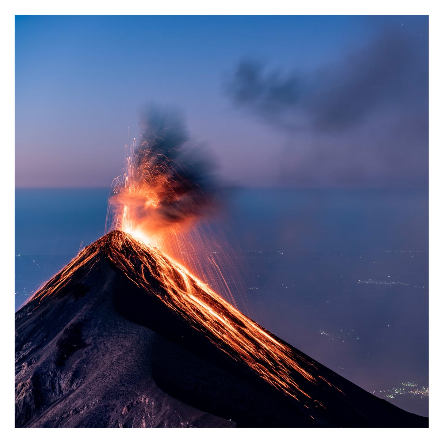 Guatemala - Original peint à la main sur céramique