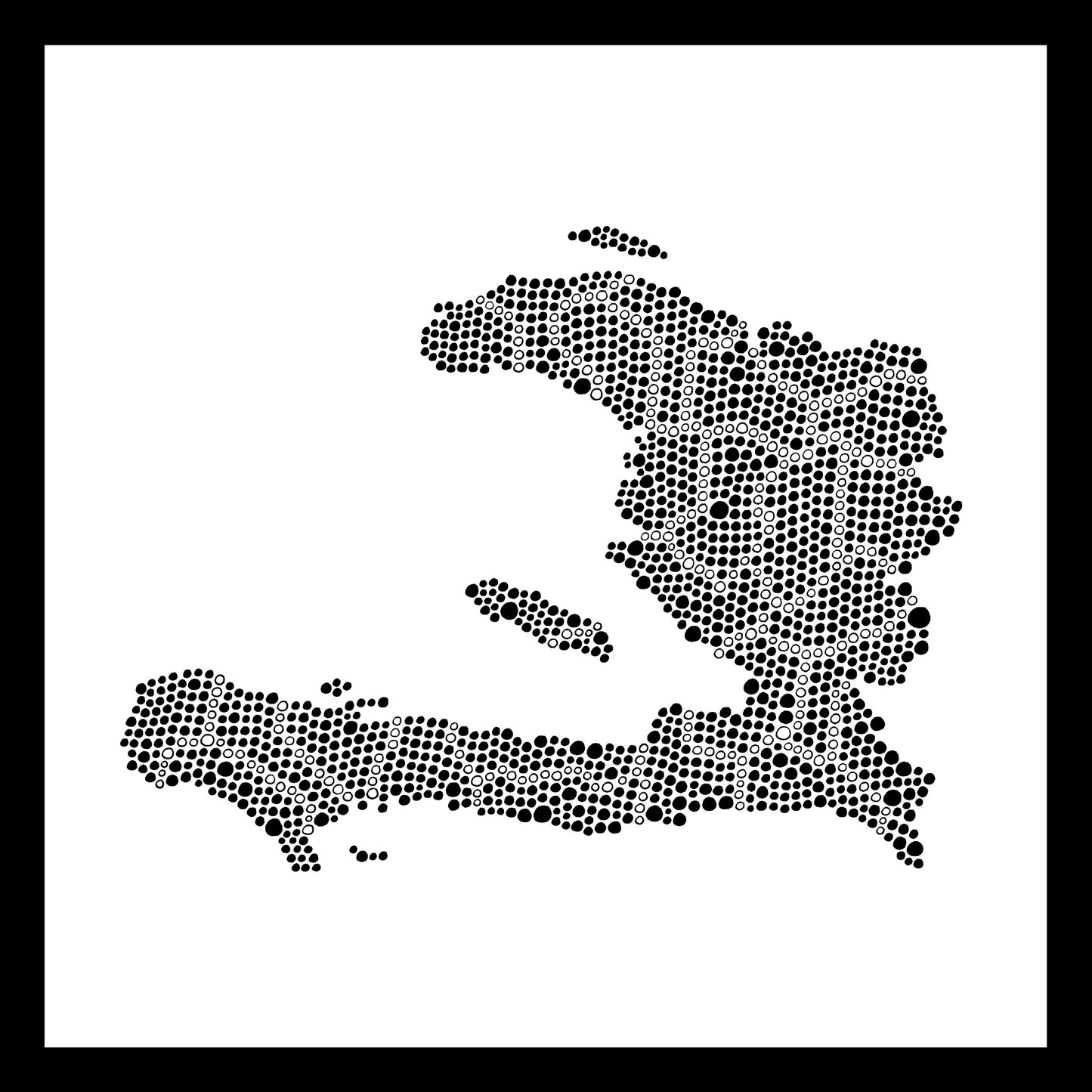 Haiti - Original hand-painted ceramic