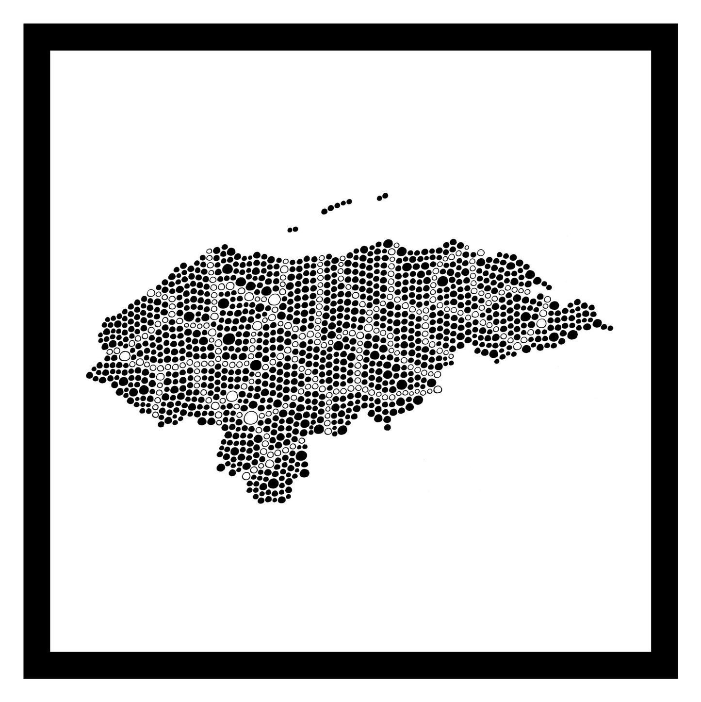 Honduras - Original peint à la main sur céramique