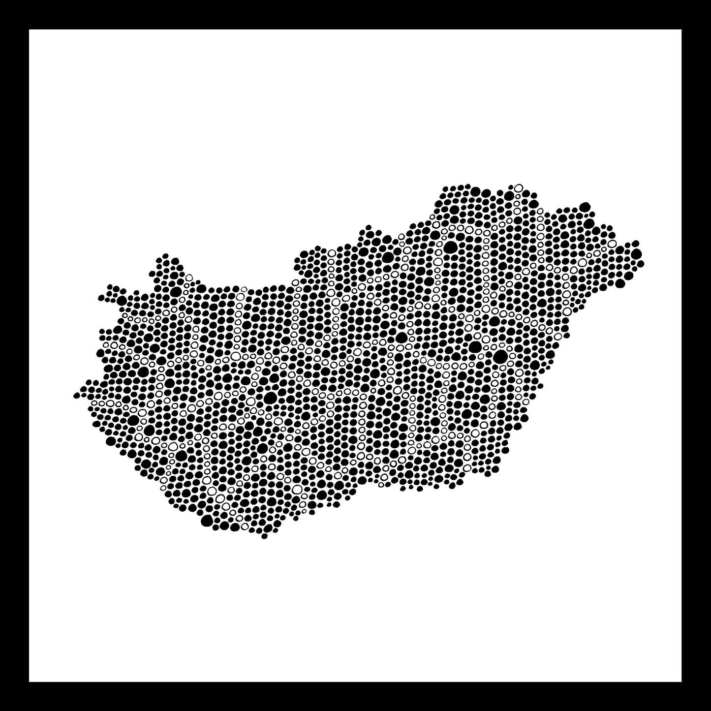 Hungary - Original hand-painted ceramic