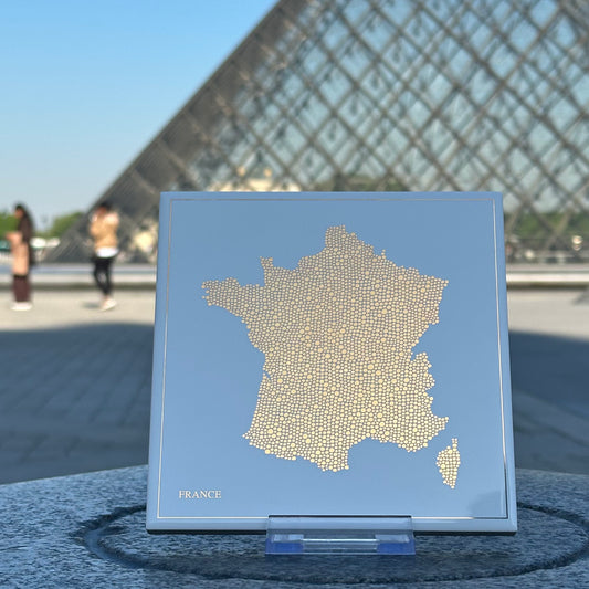 La France - Reproduction en or