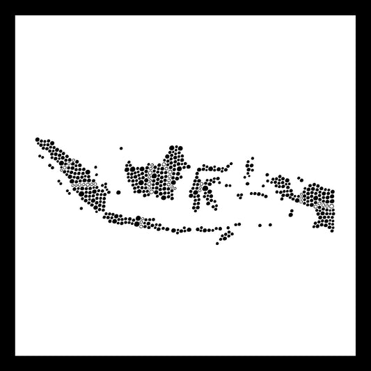 Indonesia - Original hand-painted ceramic